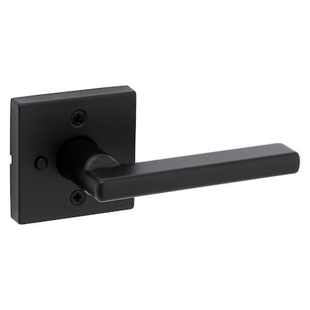 Kwikset Kwikset Halifax Matte Black Bed and Bath Lever Right or Left Handed 97300-949